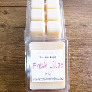 handmade fresh lilac 6 cell wax melts